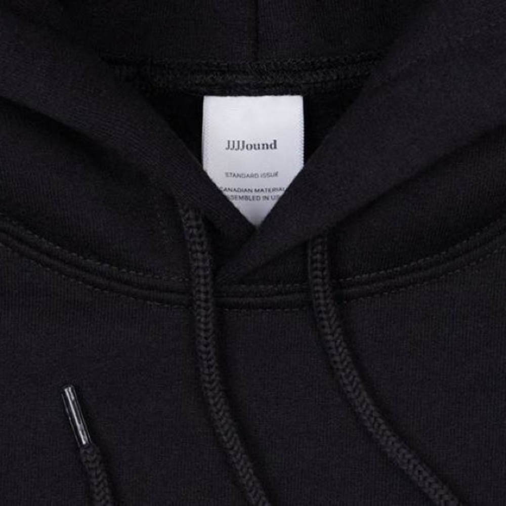 JJJJound J/95 Black Hoodie